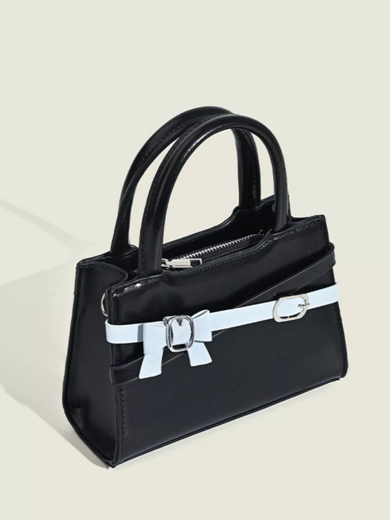 Bow Decor Top Handle Handbag Secondary image