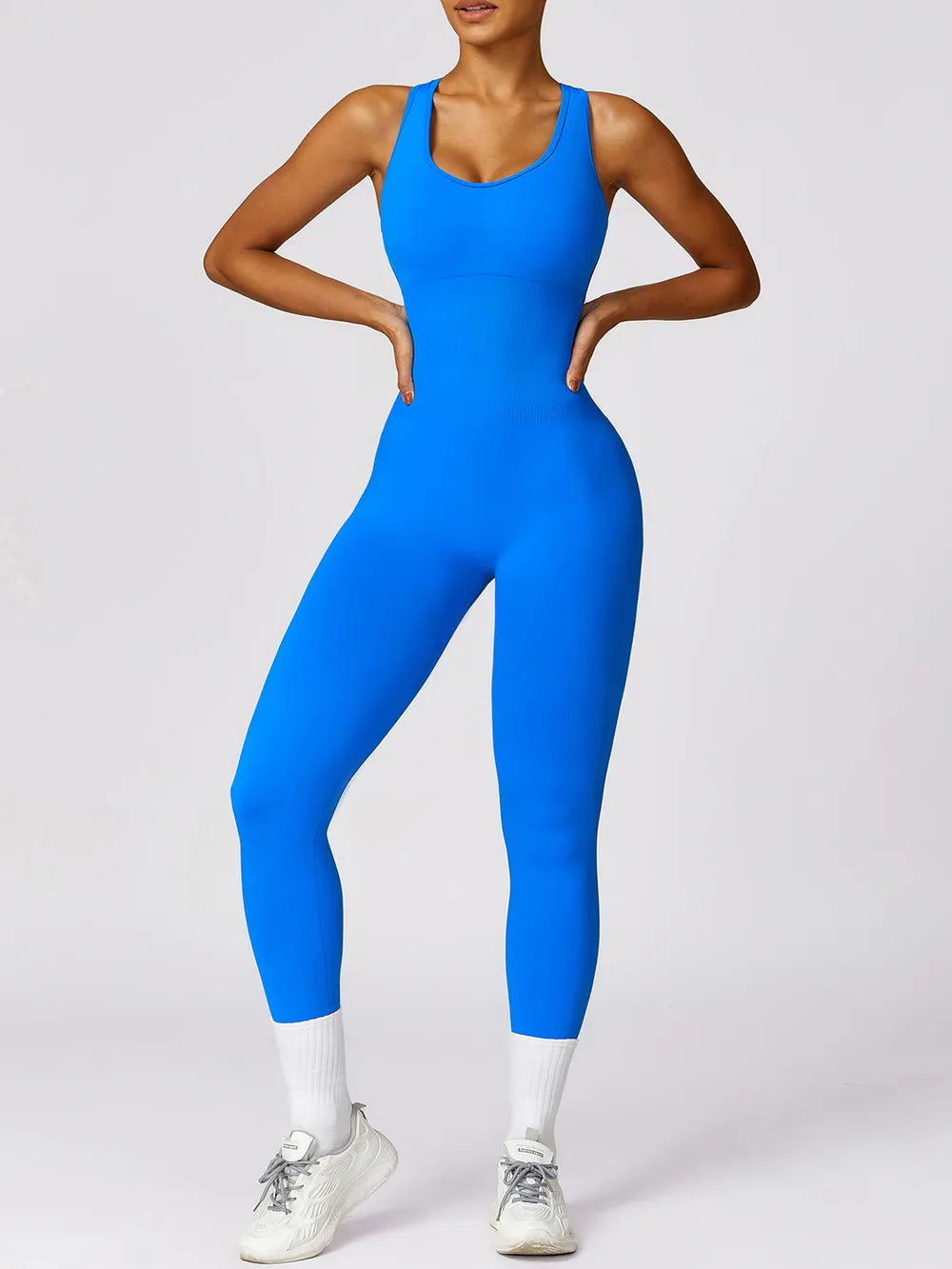 Cutout Racerback Active Jumpsuit Secondary image