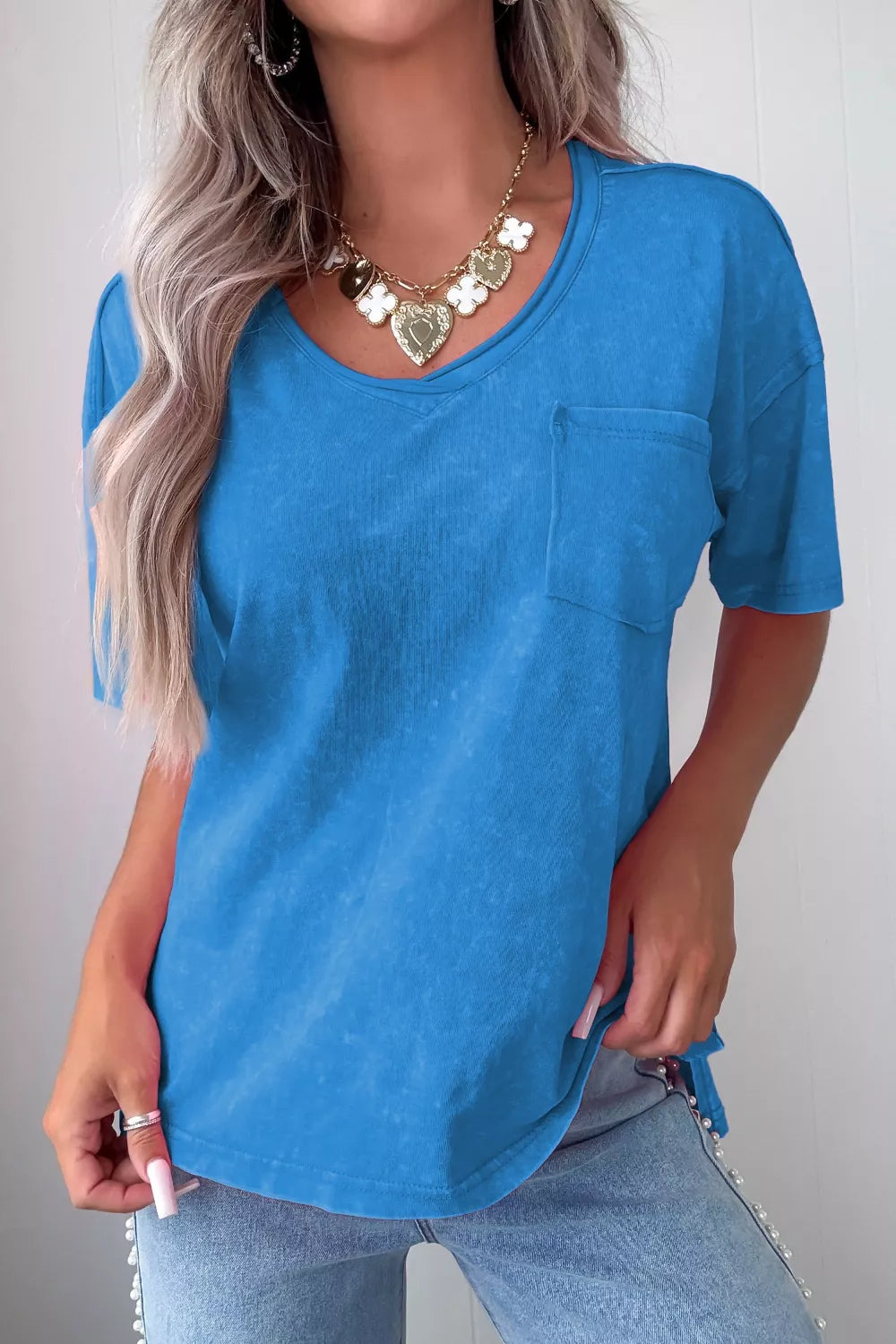Pocketed Short Sleeve T-Shirt Secondary image