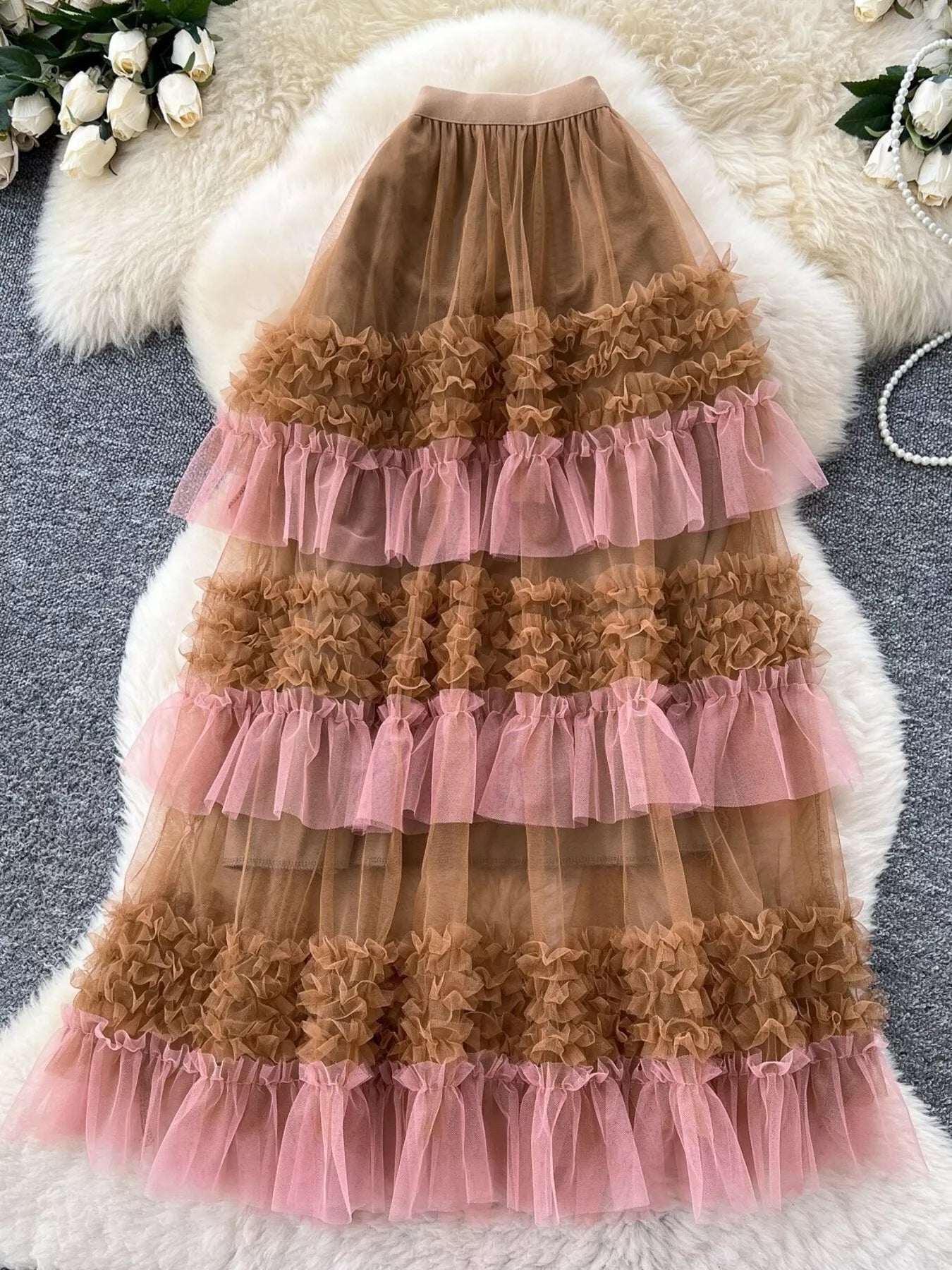 Ruffle Tulle Skirt Secondary image