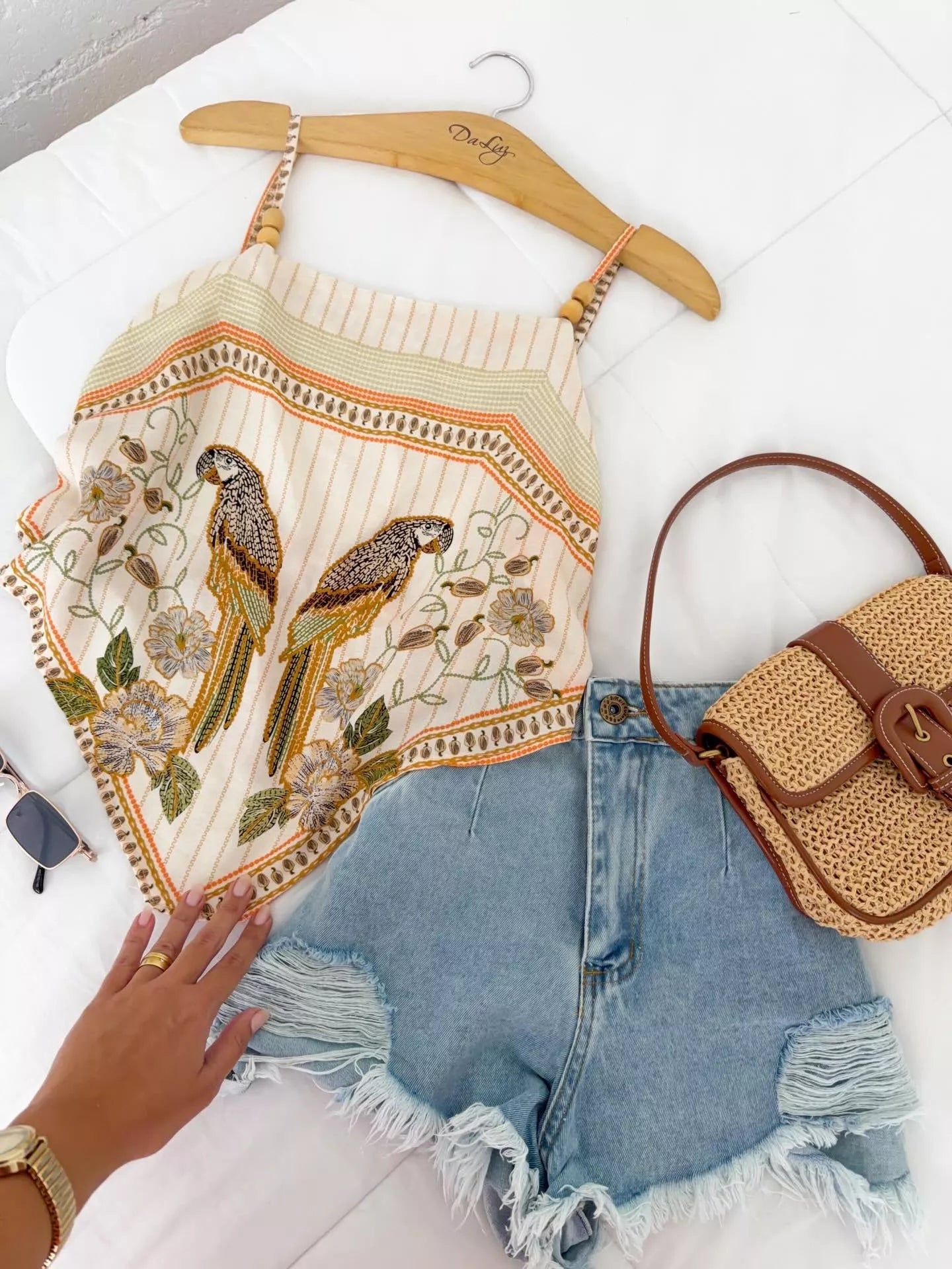 Parrot Print Cami Top Secondary image