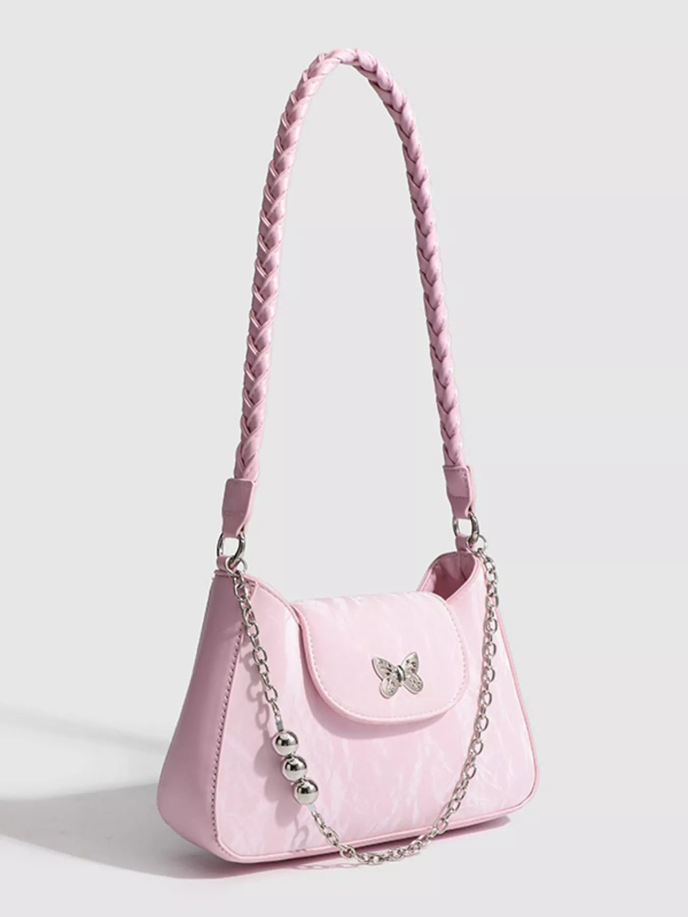 Butterfly Decor Chain Shoulder Bag Secondary image