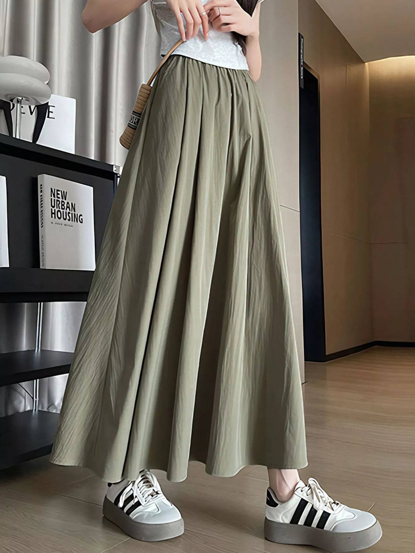 Flowy A-Line Maxi Skirt Secondary image