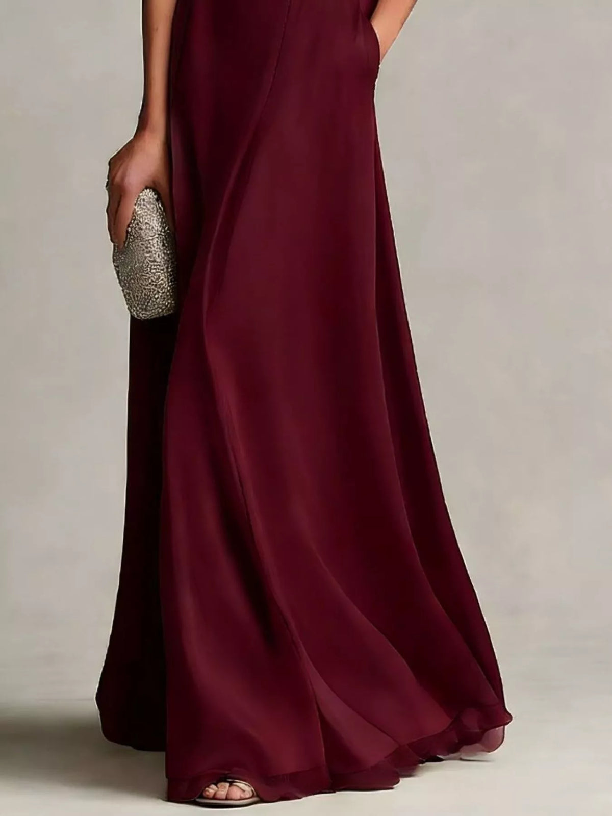 Full Size Satin Crop Top and Maxi Skirt Two-Piece Set Plus Size - photo 6