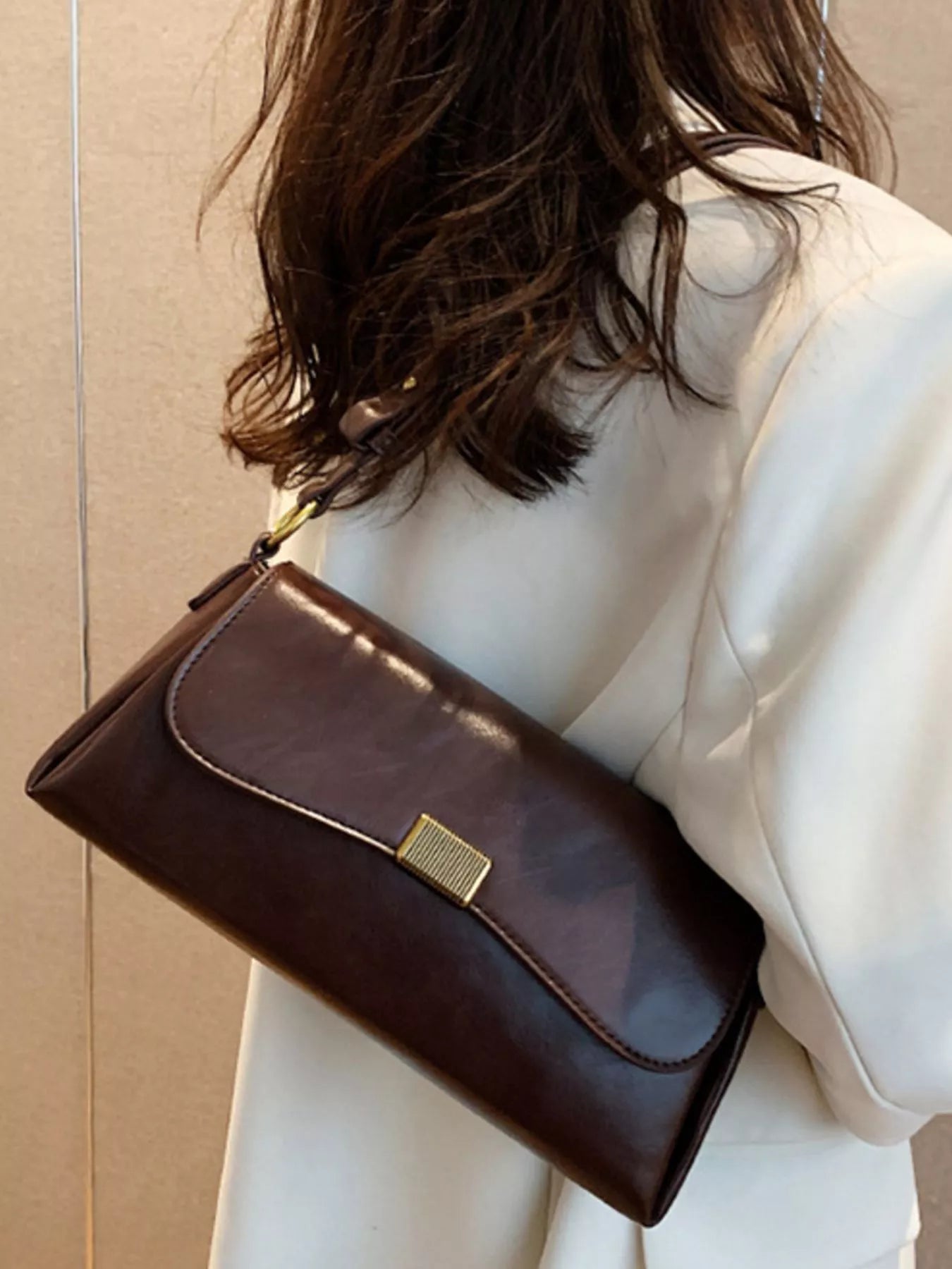 Leather Flap Shoulder Bag Secondary image