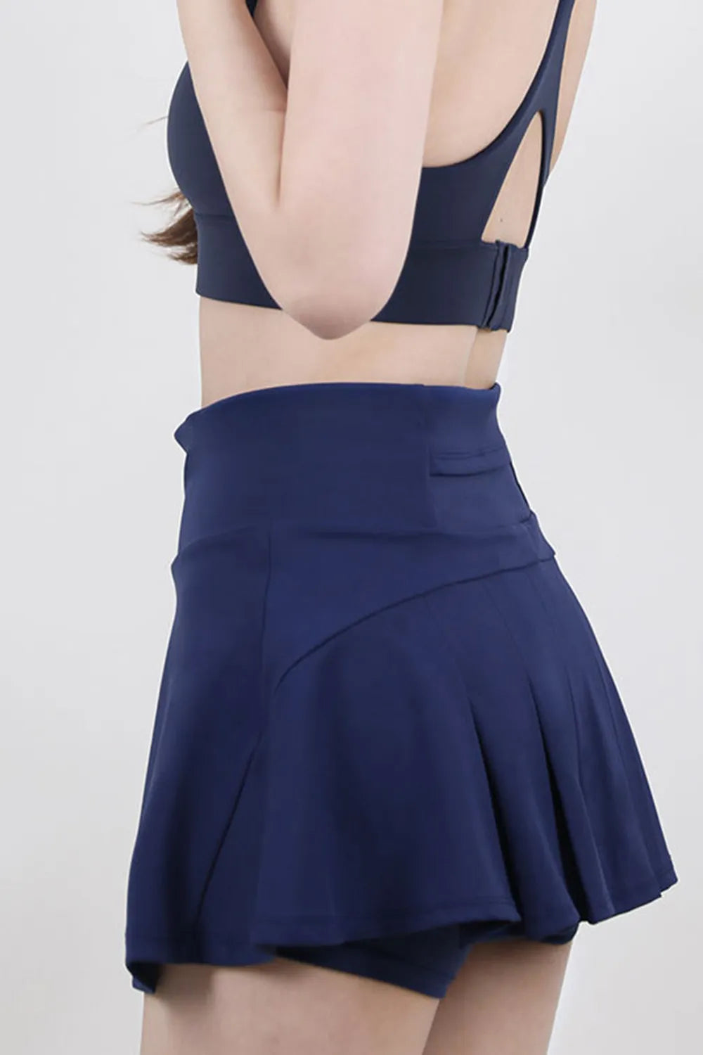 High Waist Pleated Active Skirt Secondary image