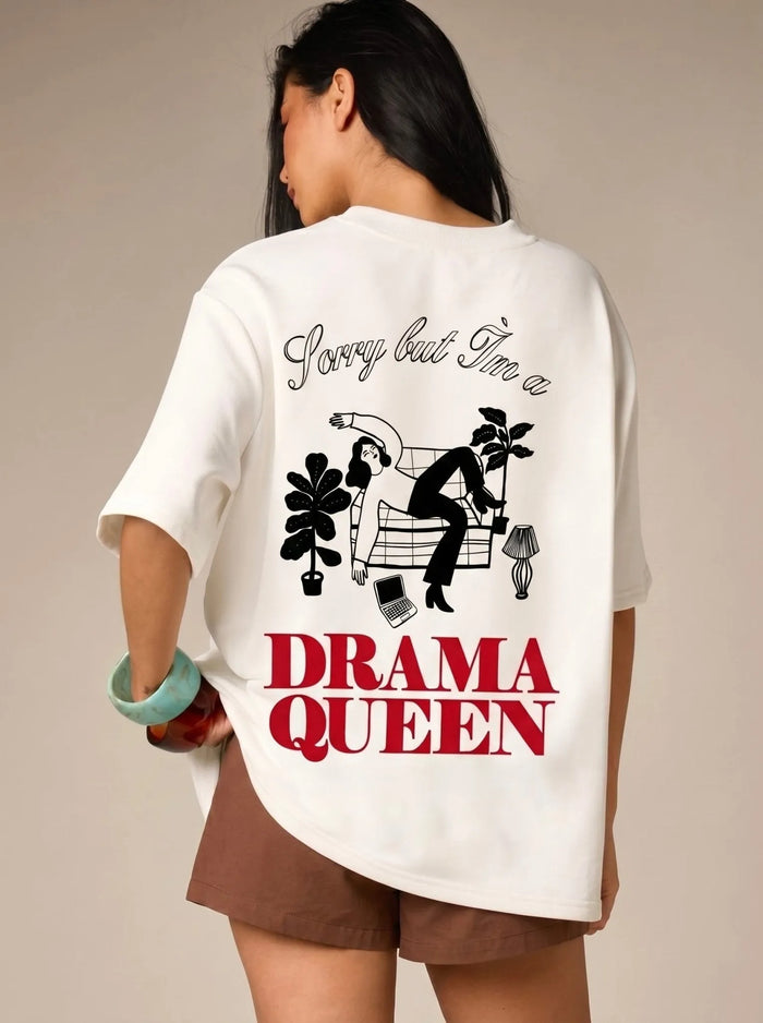 Drama Queen Unisex Oversize T-Shirt