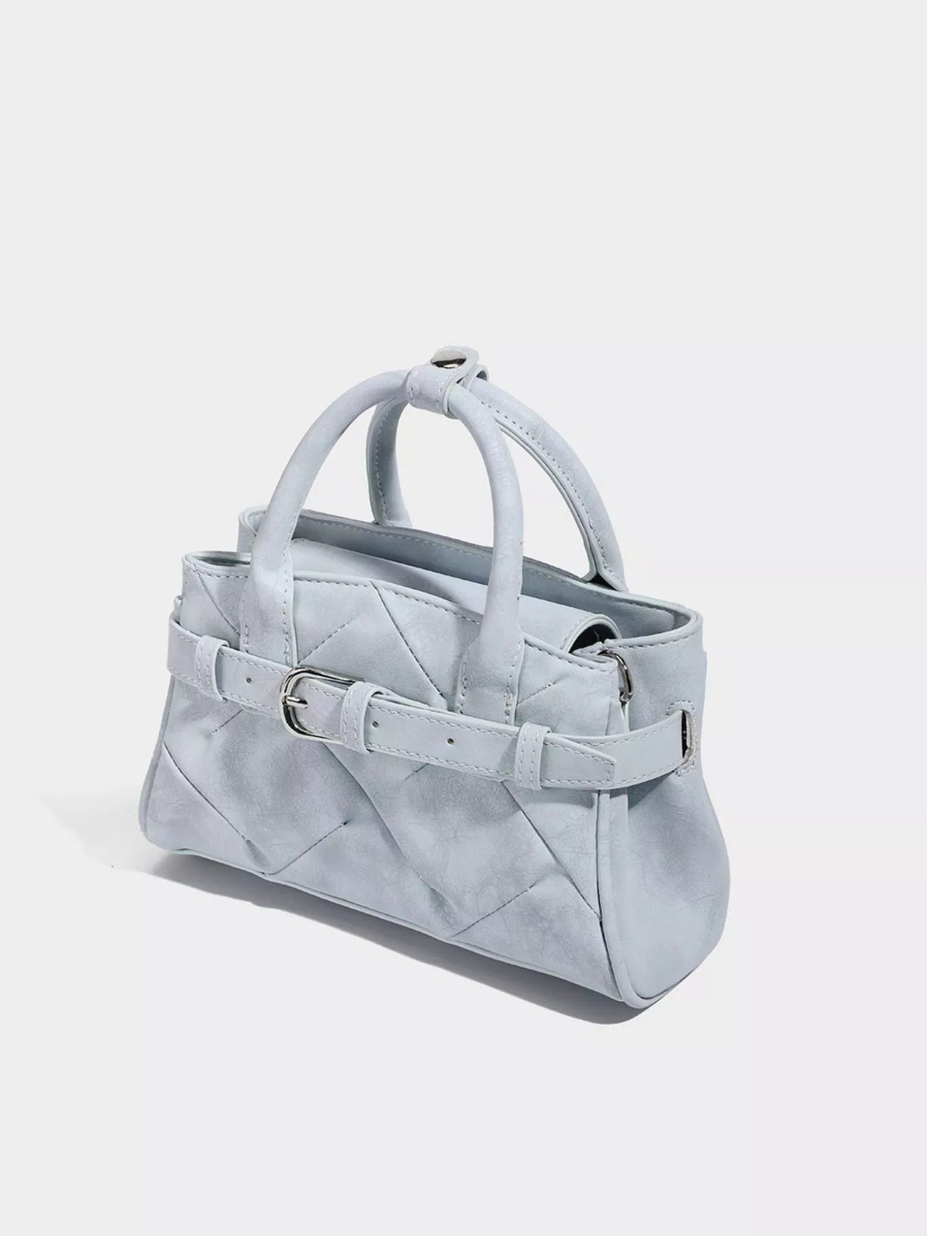 Quilted Buckle Accent Crossbody Bag Secondary image