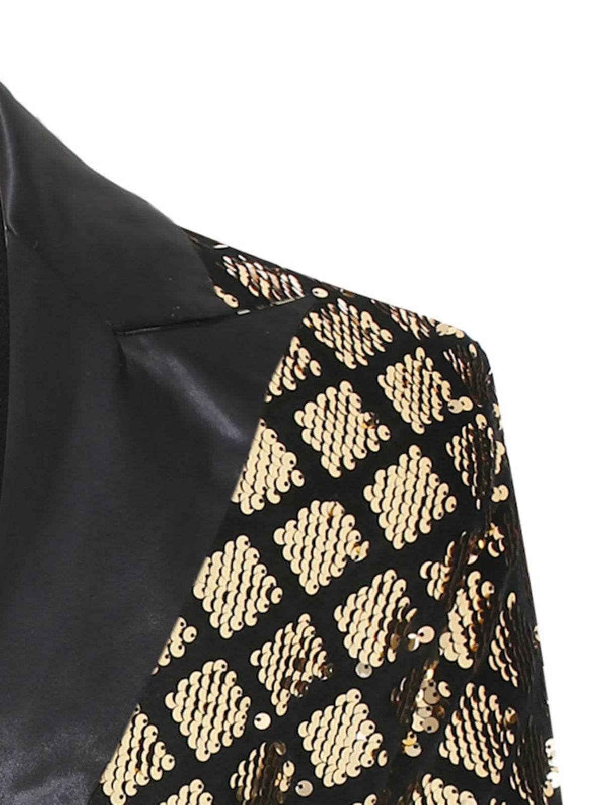 Men's Sequin One Button Blazer - photo 12