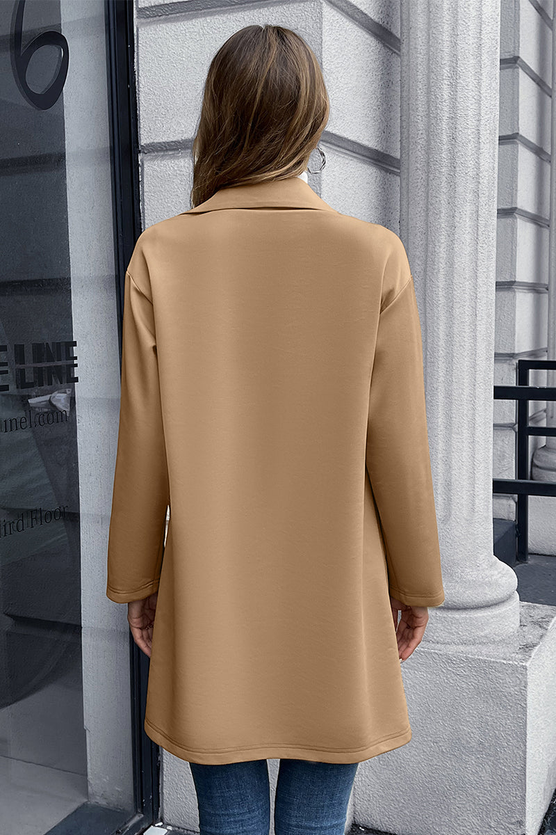 Ivy Lane Lapel Collar Long Sleeve Blazer Secondary image