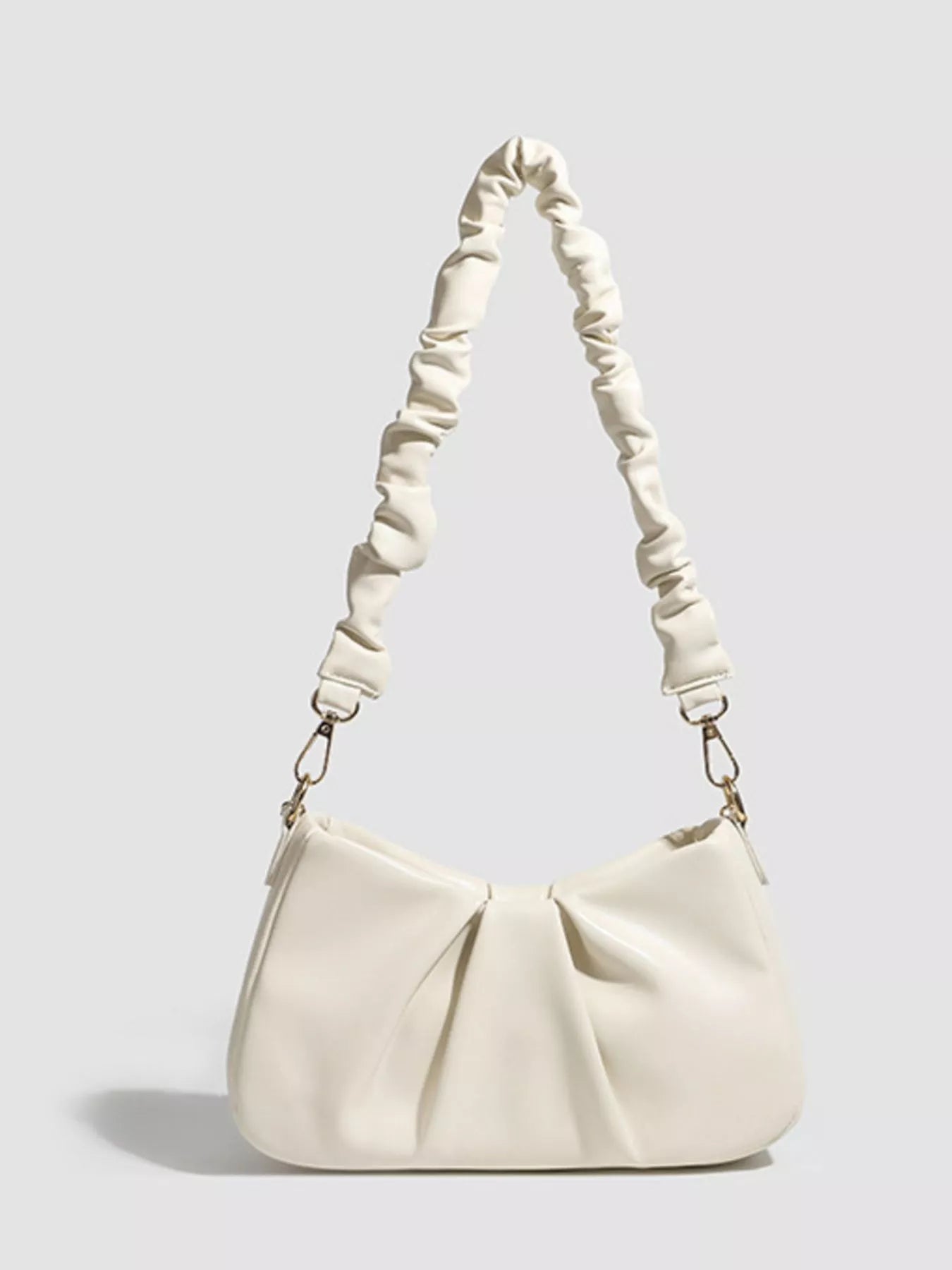 Ruched Handle Pearl Decor Crossbody Bag Secondary image