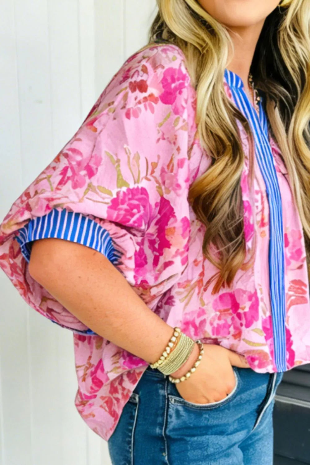 Floral Print Relaxed Fit Blouse Secondary image