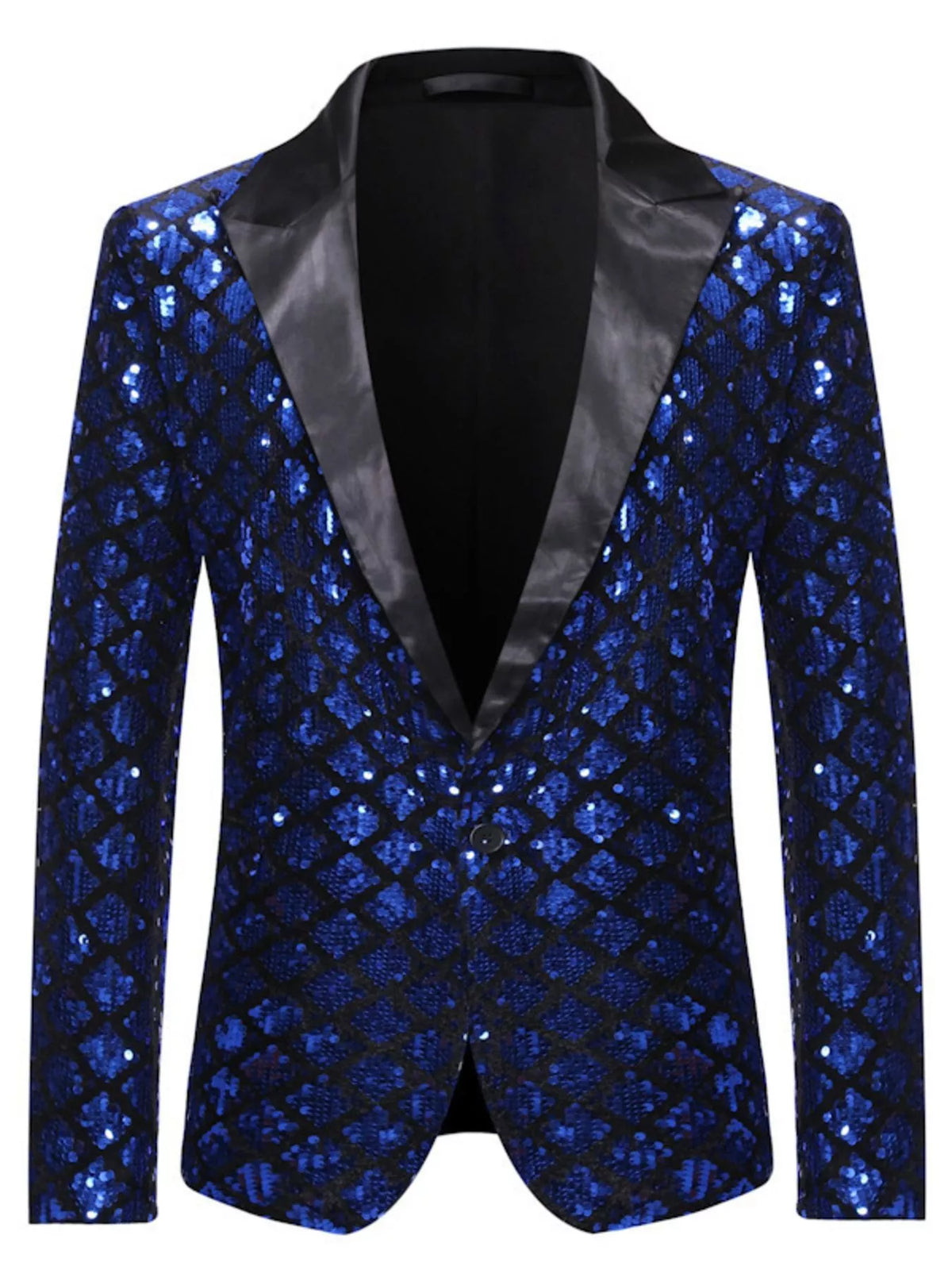 Men's Sequin One Button Blazer - photo 1