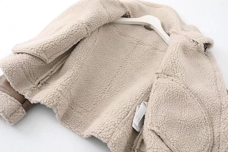 Women's Faux Suede Moto Jacket | Fleece-Lined Fall & Winter Coat - photo 5
