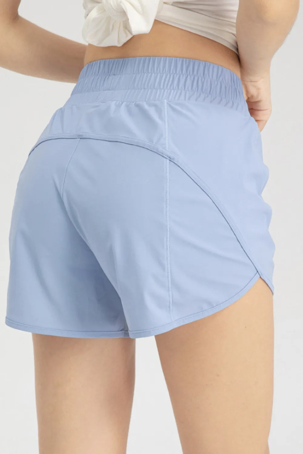 Elastic Waist Active Shorts Secondary image