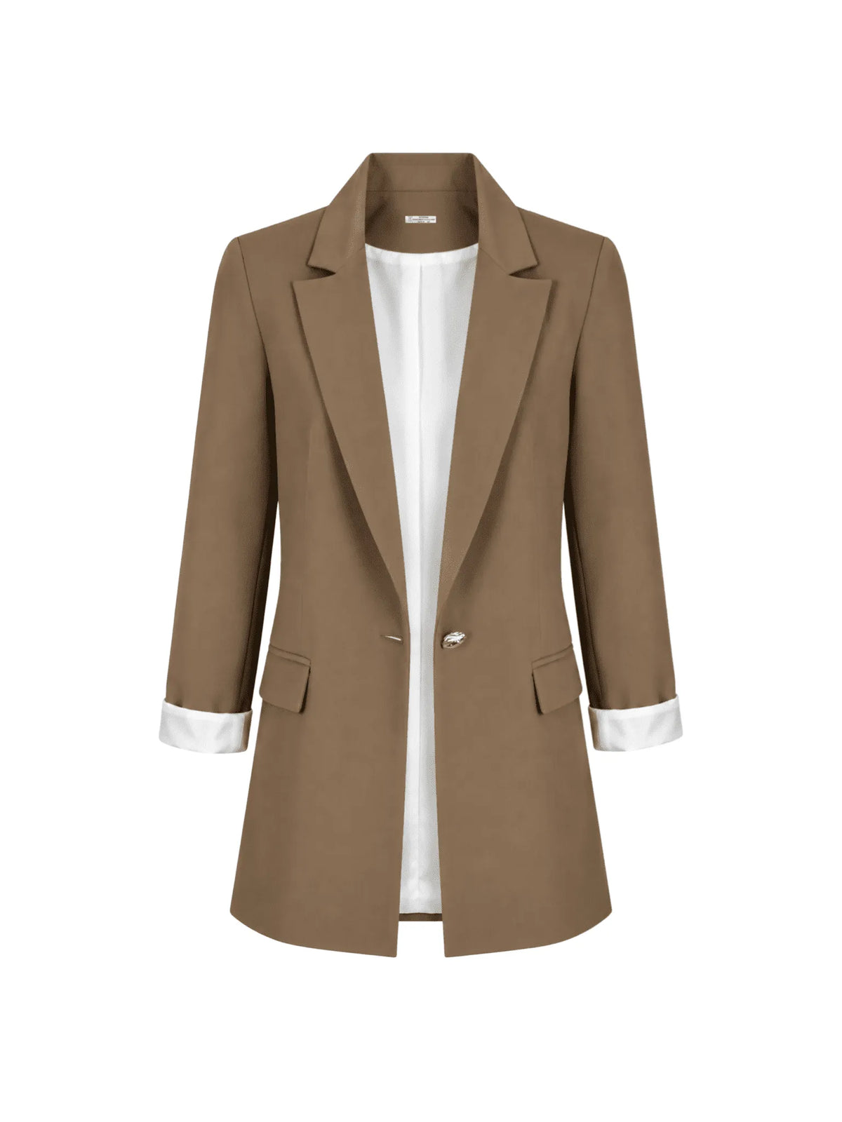Everyday Blazer | Tailored Suiting Crepe Long Sleeve Jacket