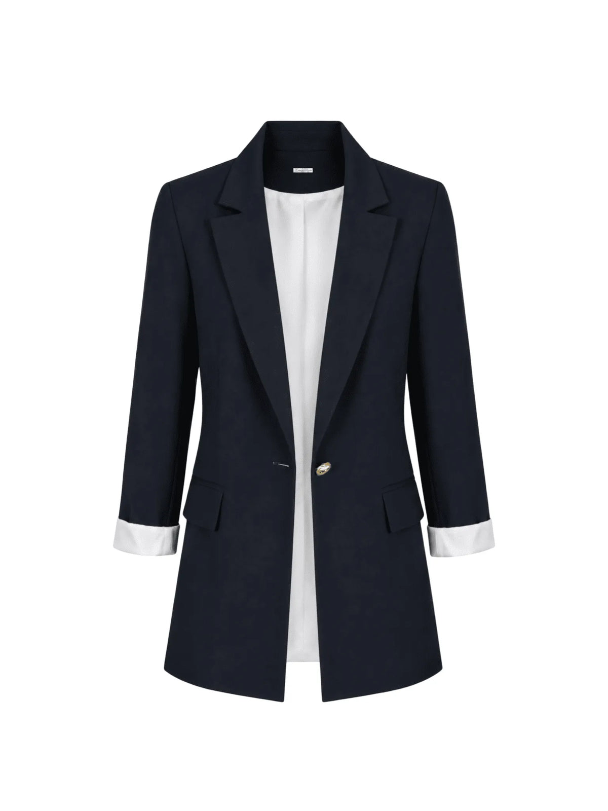 Everyday Blazer | Tailored Suiting Crepe Long Sleeve Jacket