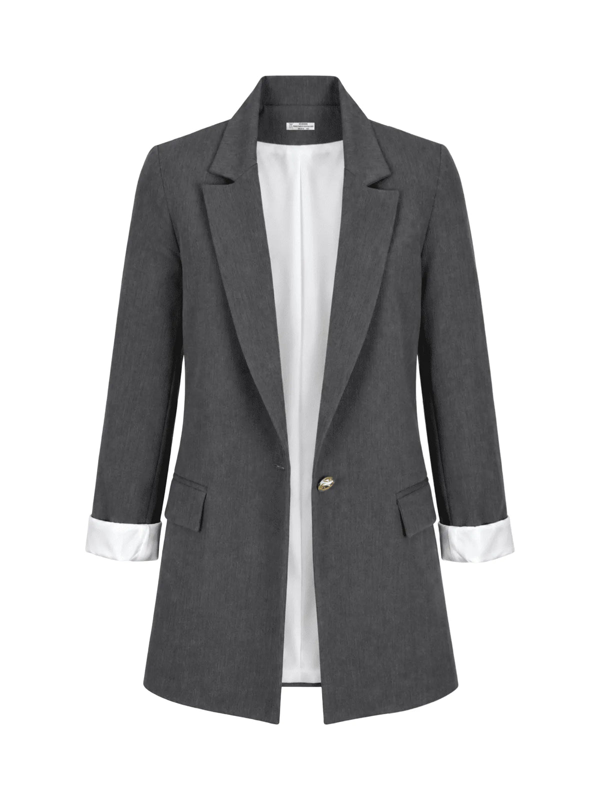 Everyday Blazer | Tailored Suiting Crepe Long Sleeve Jacket