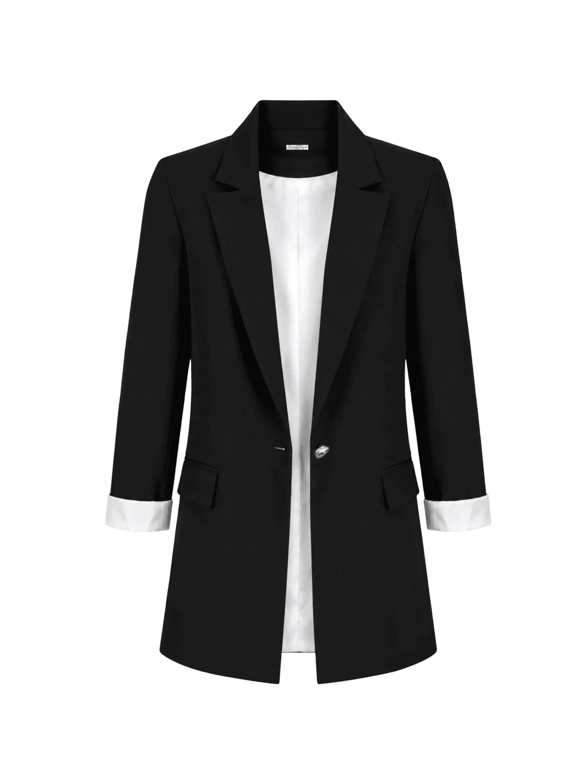 Everyday Blazer | Tailored Suiting Crepe Long Sleeve Jacket