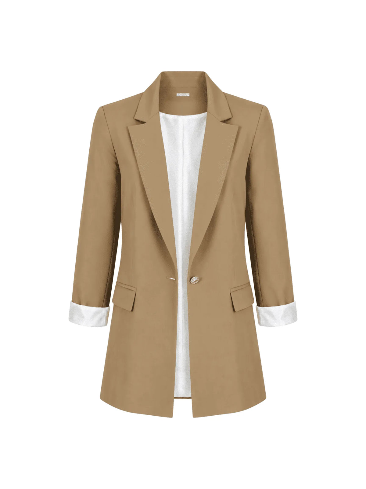 Everyday Blazer | Tailored Suiting Crepe Long Sleeve Jacket