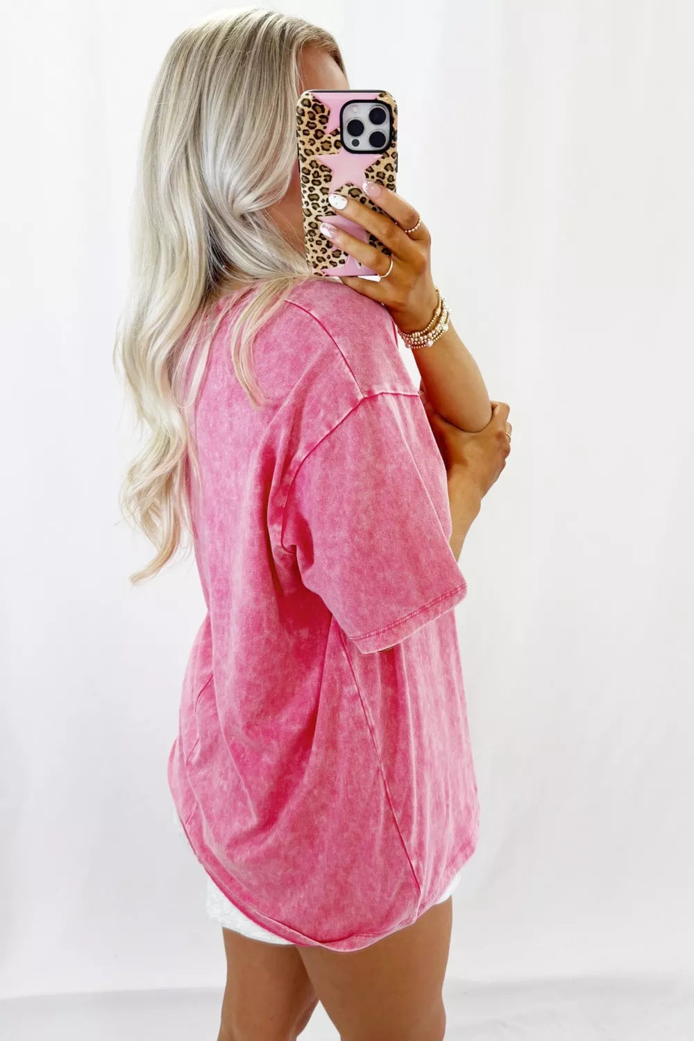 Mineral Washed Oversized Tee Secondary image