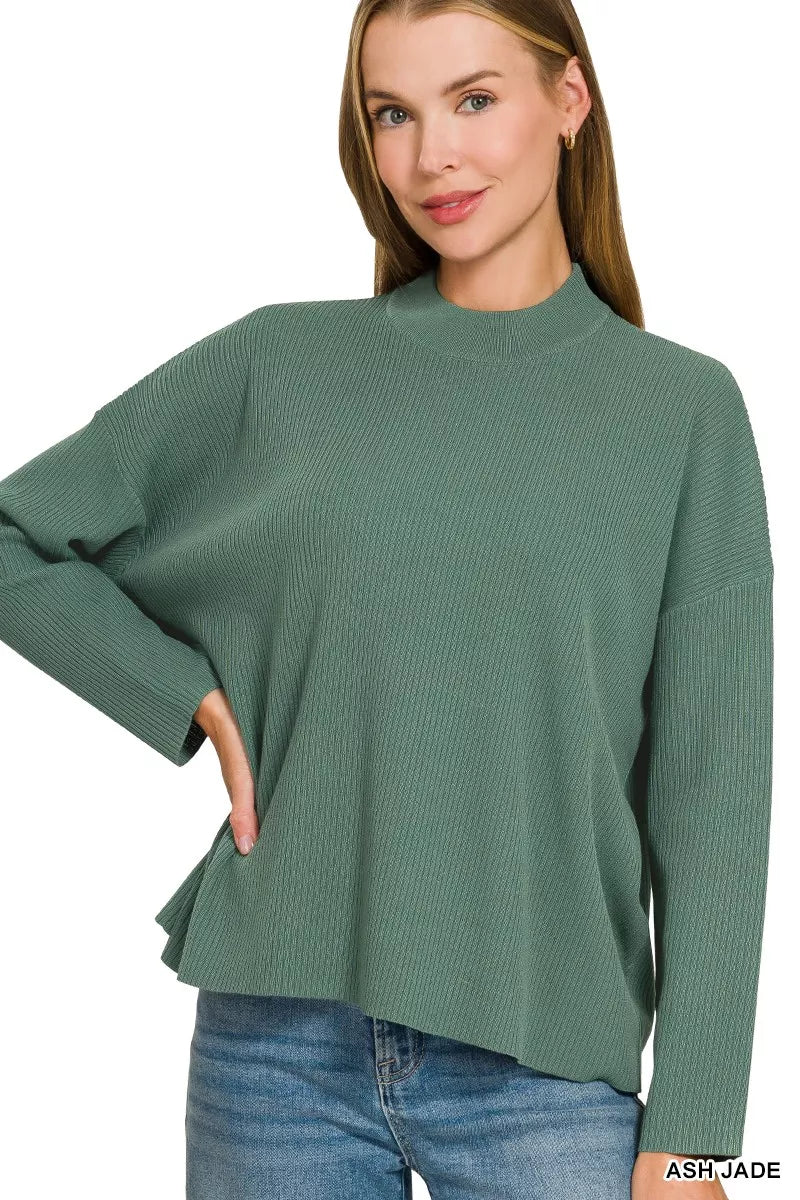 Zenana Viscose Sweater Top & Pants Set Secondary image