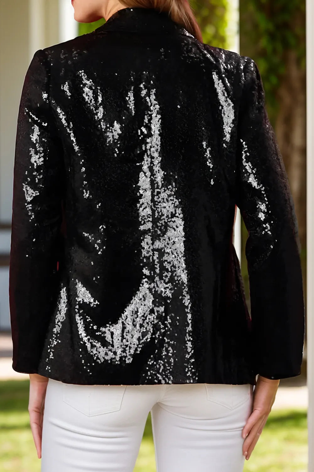 Sequin Nutcracker Long Sleeve Blazer - photo 3