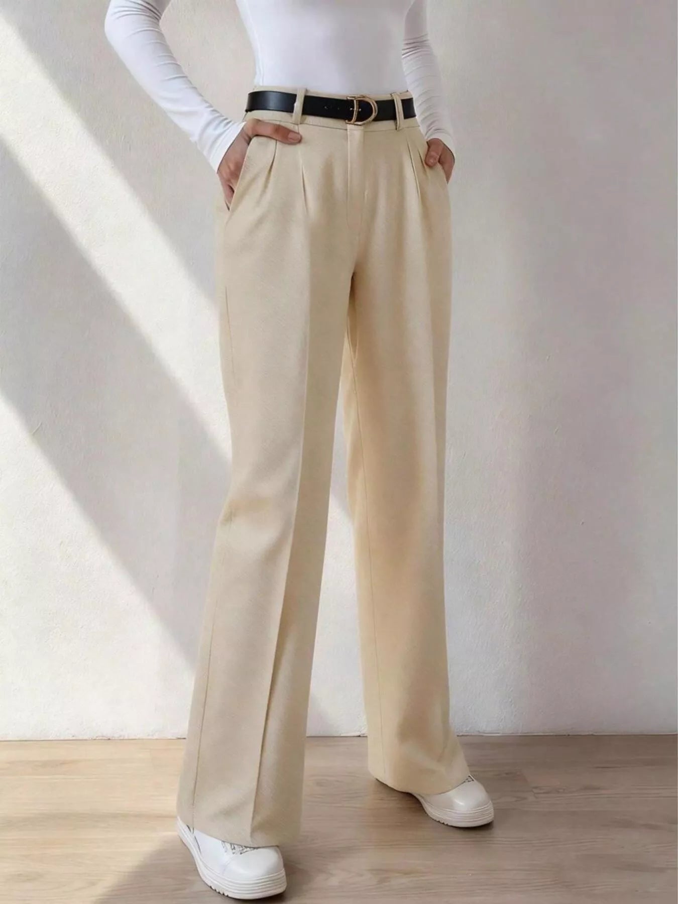 High Waist Wide Leg Dress Pants Secondary image
