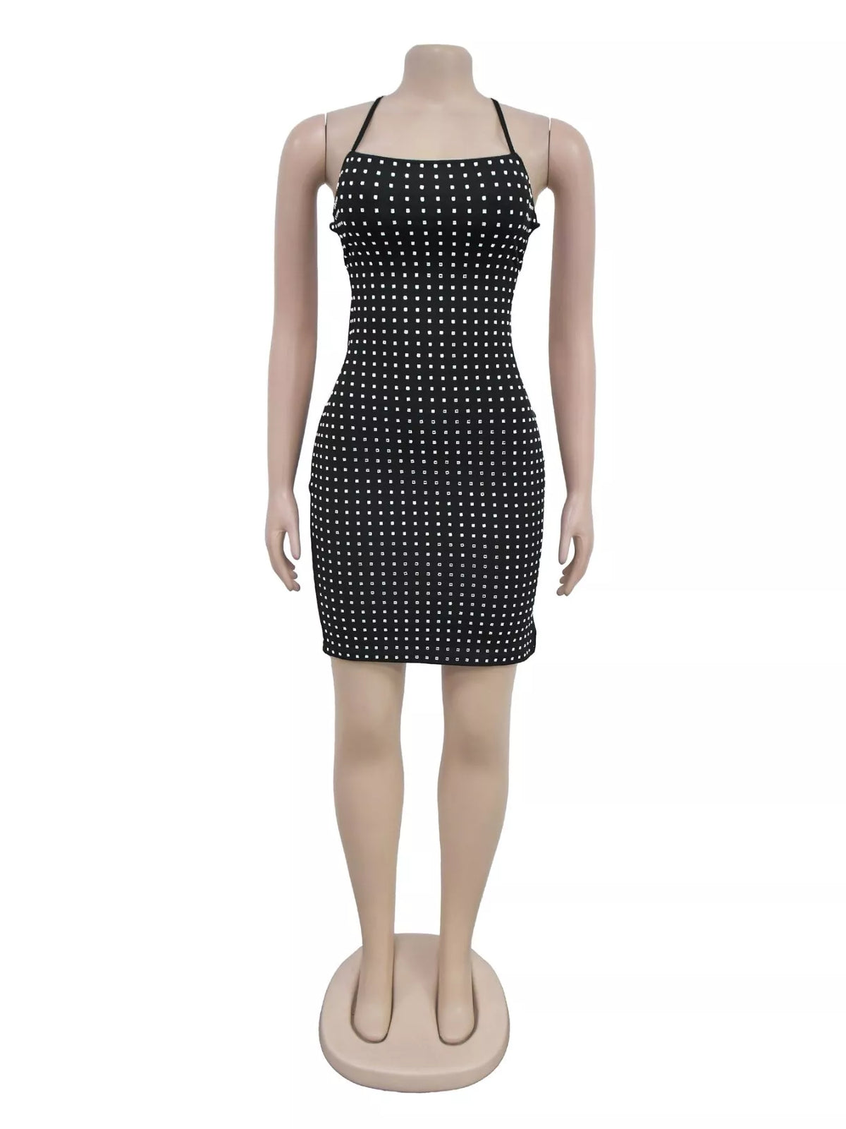 Rhinestone Embellished Bodycon Mini Dress - photo 3
