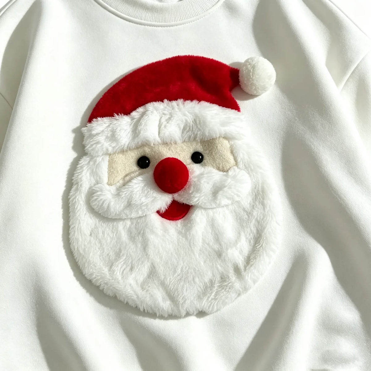 Family Christmas Santa Claus Long-Sleeve Pullover Sweatshirt