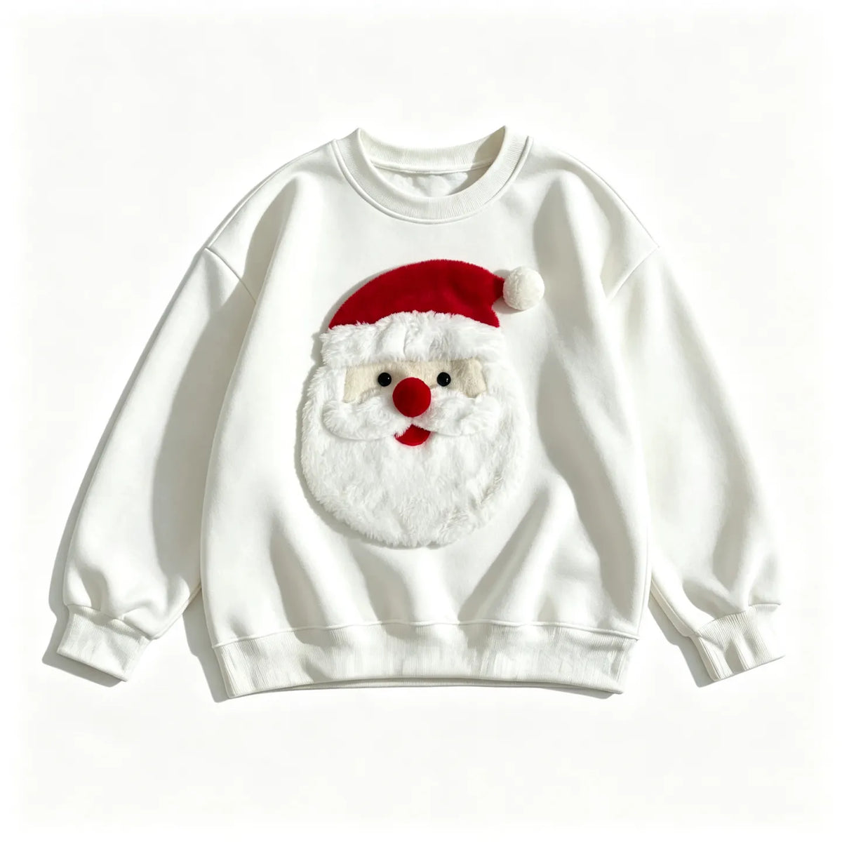 Family Christmas Santa Claus Long-Sleeve Pullover Sweatshirt