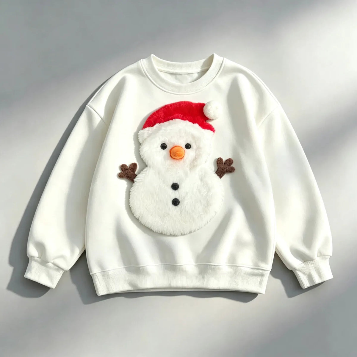 Family Christmas Santa Claus Long-Sleeve Pullover Sweatshirt