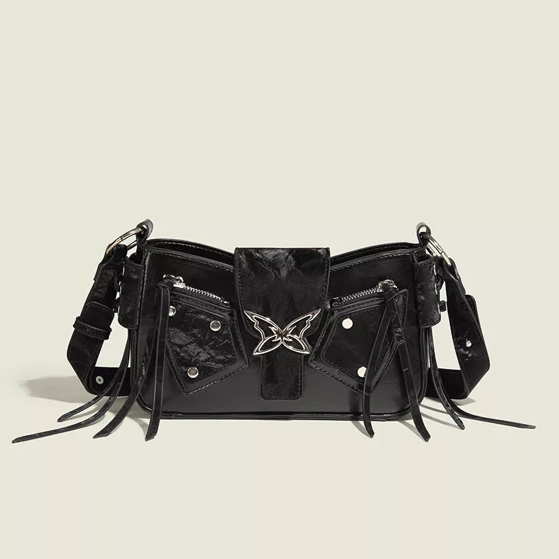 Butterfly Decor Flap Crossbody Bag Secondary image