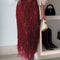 Burgundy-Skirt