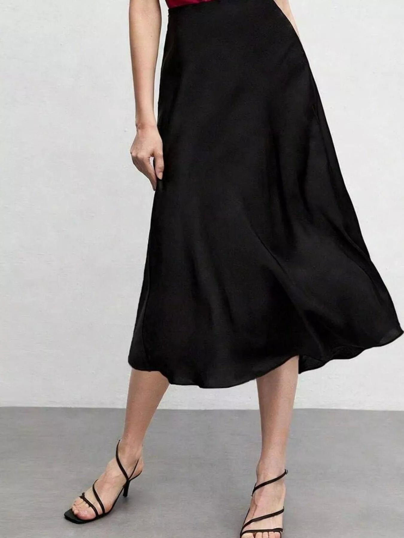 High Waist Midi Skirt Secondary image