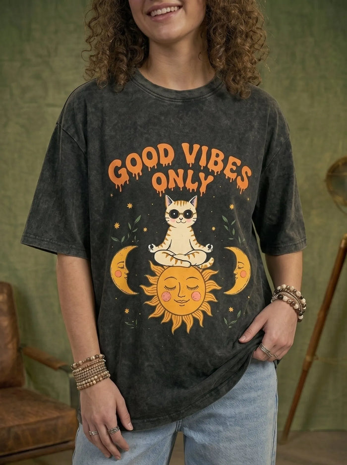 Hippies Vibes Unisex Oversize T-Shirt