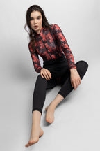 Women's Burkini Four-Piece Set With Leggings Top Turban And Skirt