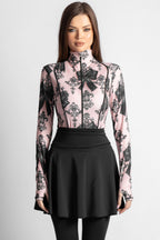 Women's 4-Piece Belle Printed Burkini Set With Skirt