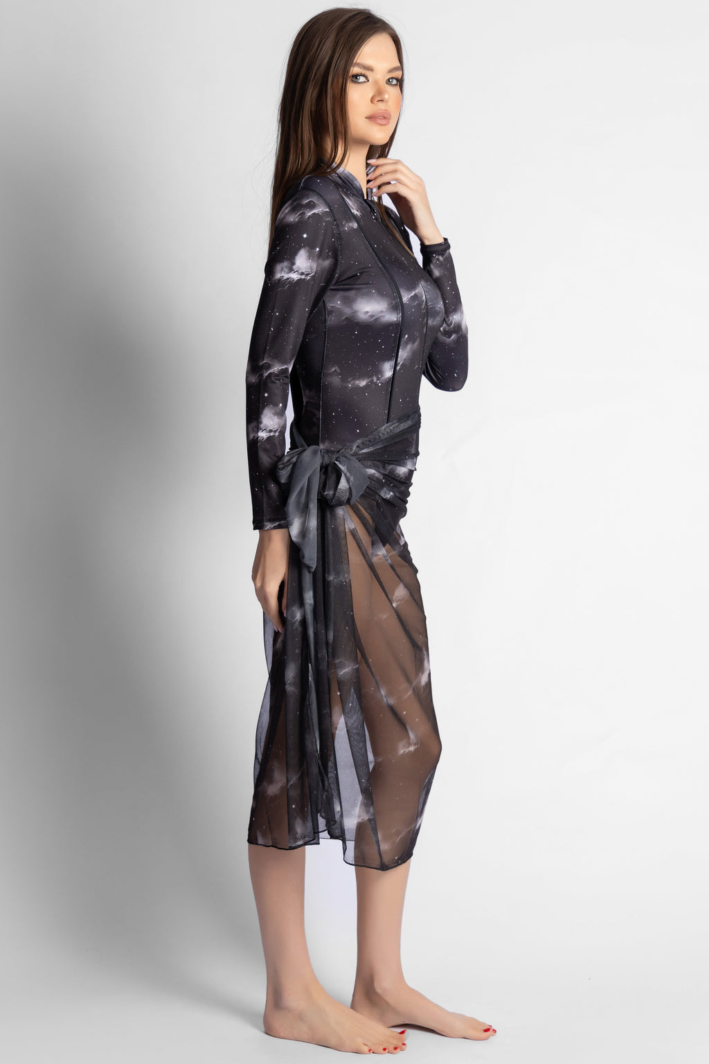 Women's Astromist Printed Cover Up