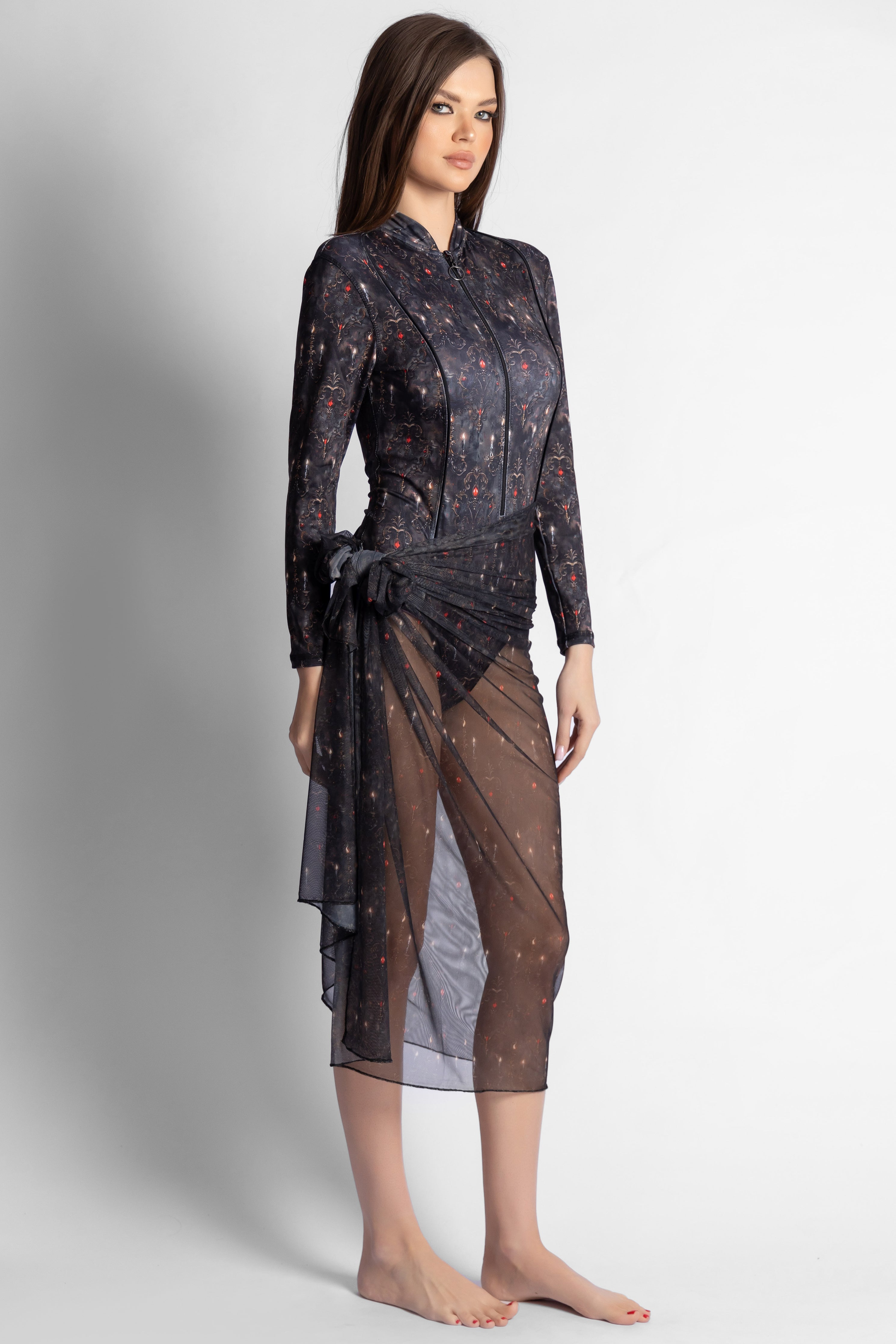 Women's Dusk Glow Printed Cover Up Secondary image