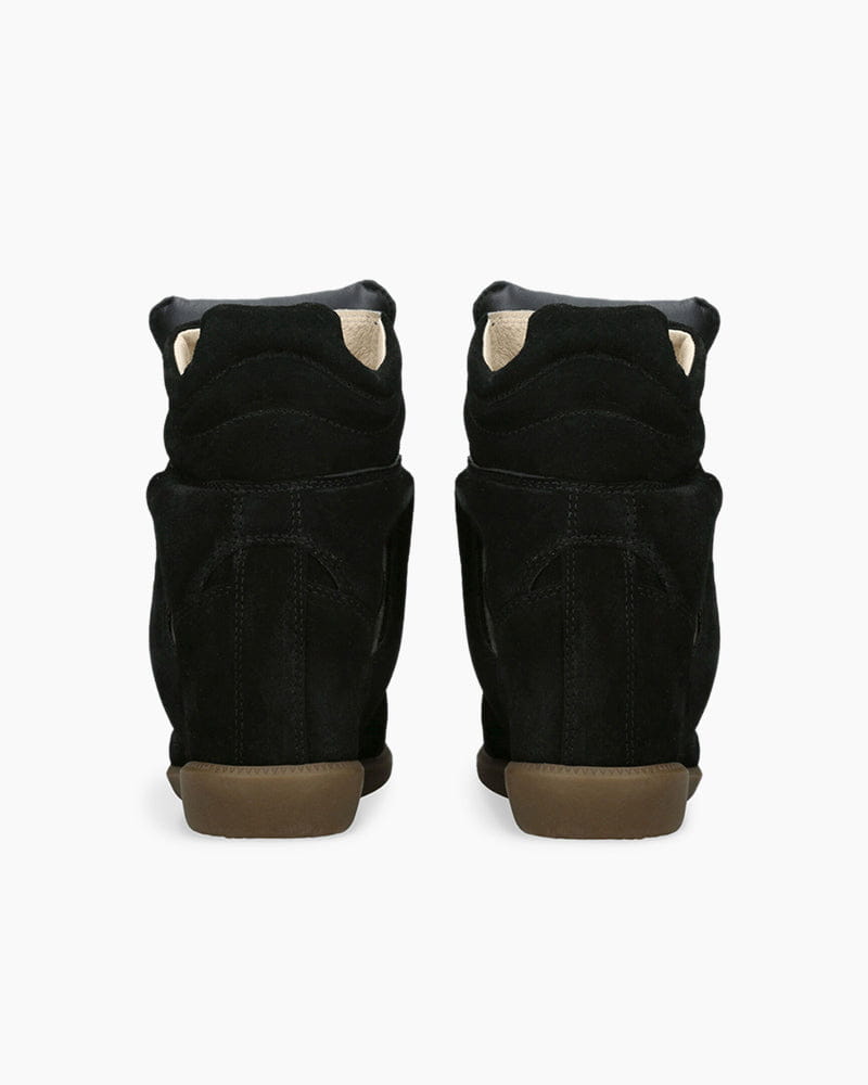 Bekett Suede and Leather High-Top Trainers