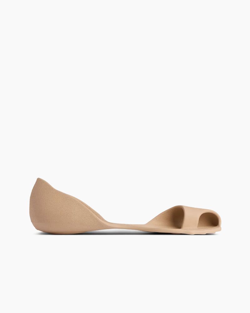 Peep Toe Flat Zero Sandals