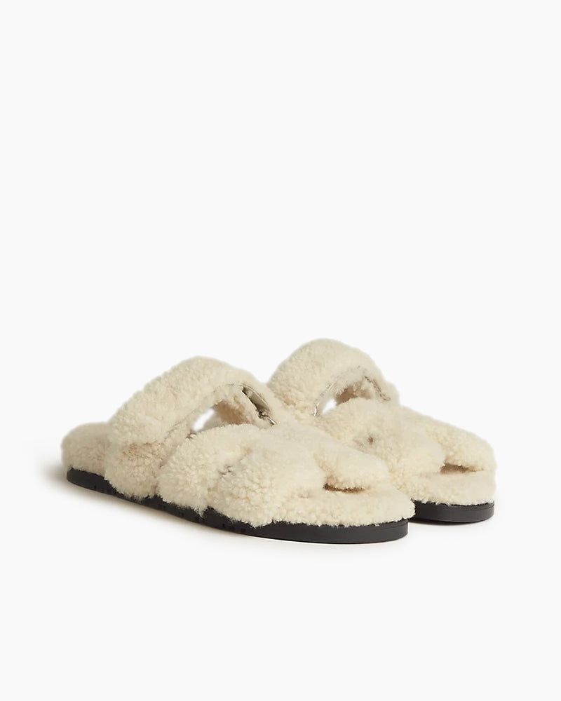 Chypre Plush Flat Sandal