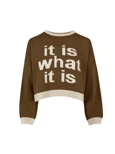 Knit Pullover Sweater | Long Sleeve Crewneck Casual Top