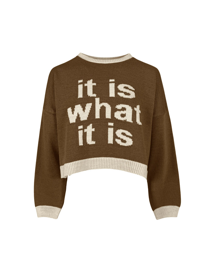 Knit Pullover Sweater | Long Sleeve Crewneck Casual Top