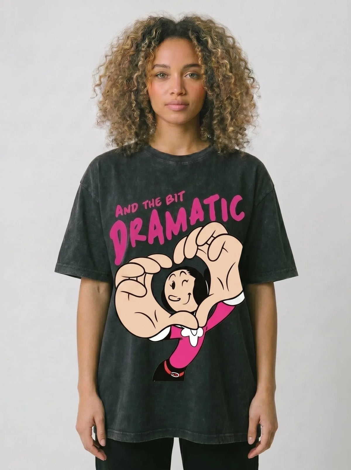 Little Bit Dramatic Washed T-Shirt
