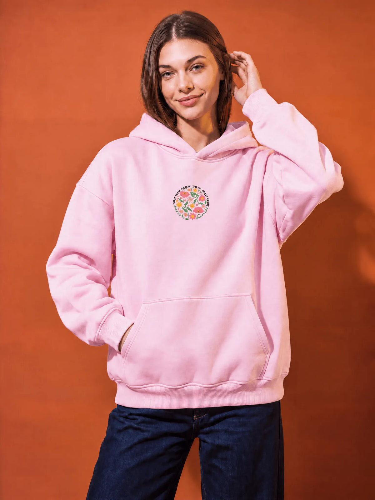 Love Grow Hoodie Oversize Fit Unisex 100% Cotton