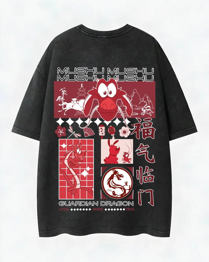 Mushu Washed T-Shirt