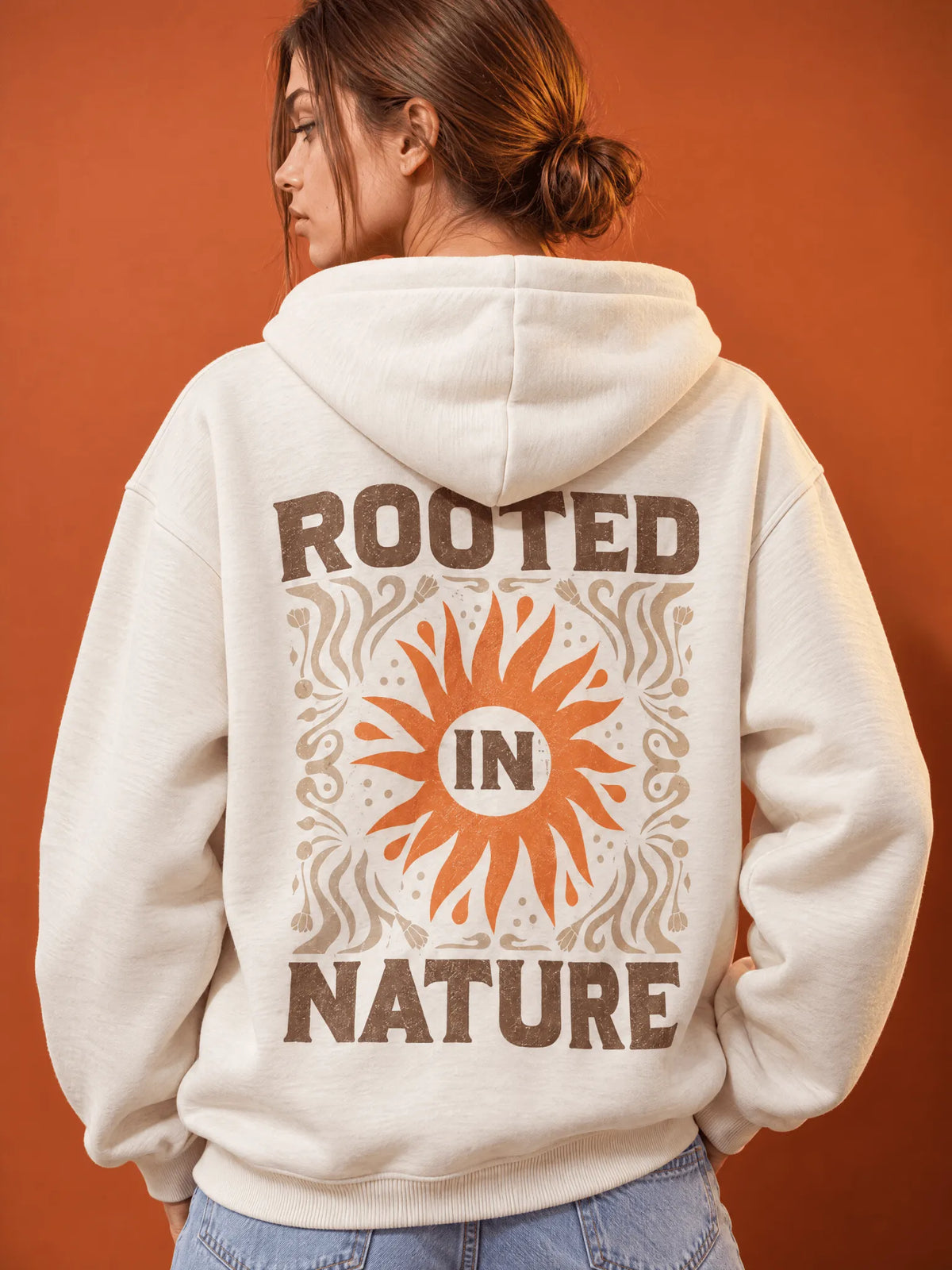 Oversize Fit Hoodie With Loose Shoulders