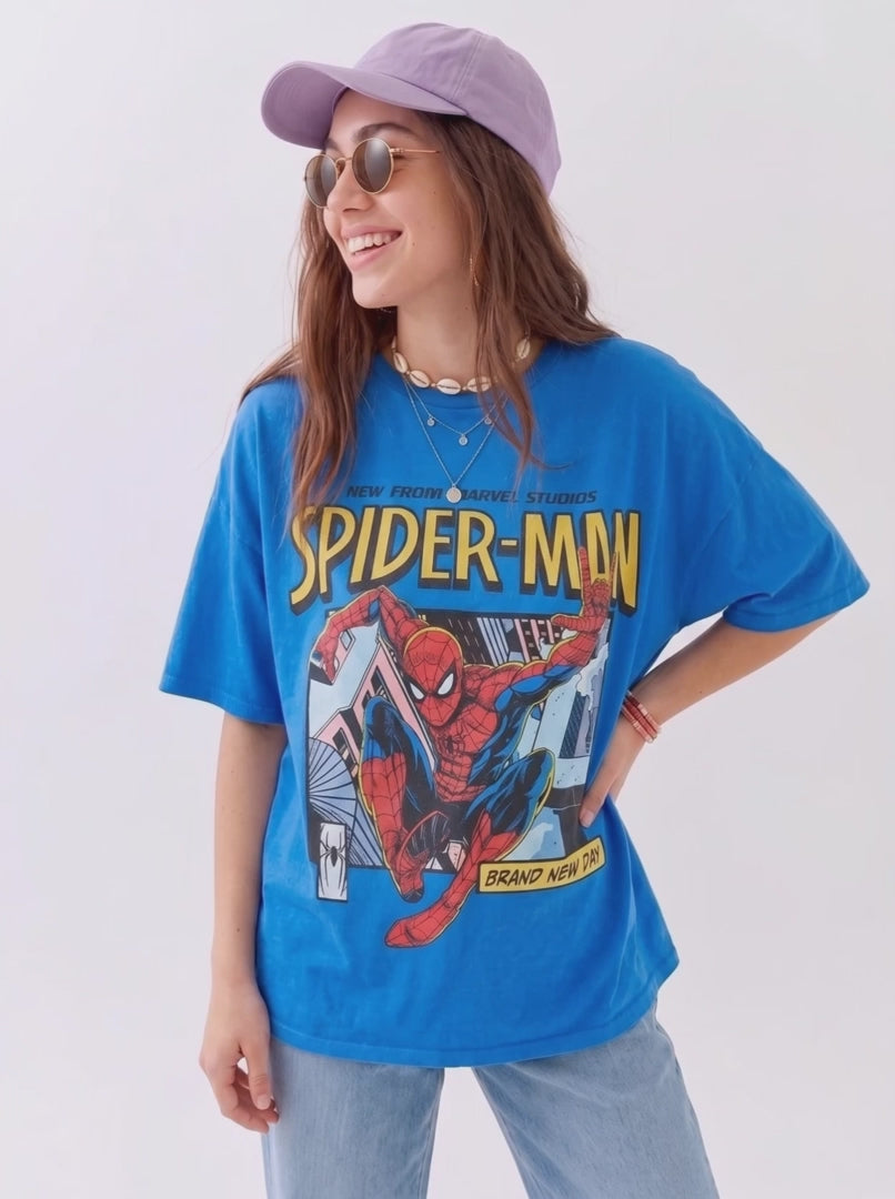 Spider Man Unisex Oversize T-Shirt